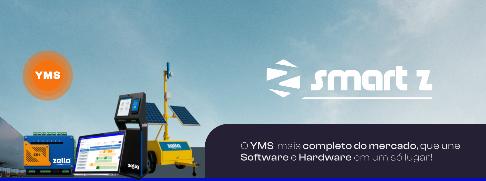 Sistema YMS integrado com software e hardware próprios