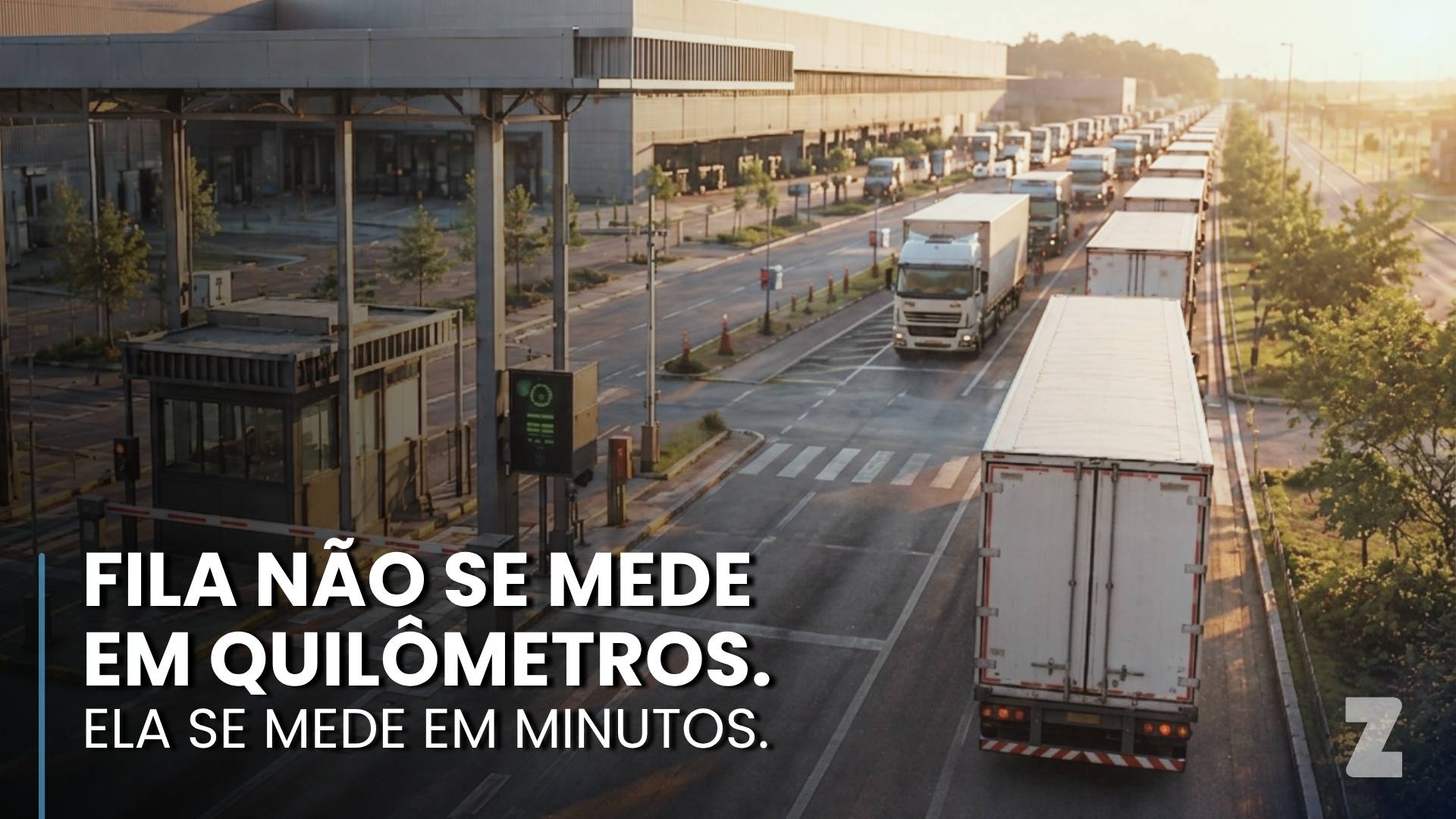 fila em minutos