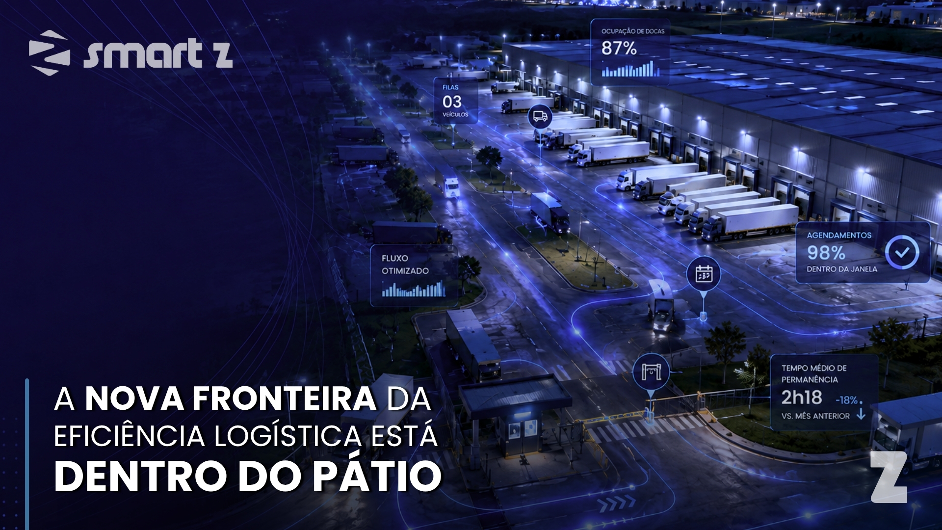 A nova fronteira da eficiência logística está dentro do pátio